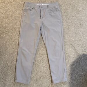 Johnnie-O Light Gray Performance Pants